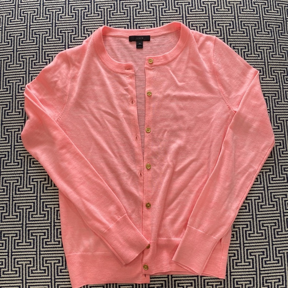 J. Crew cardigan and matching tank